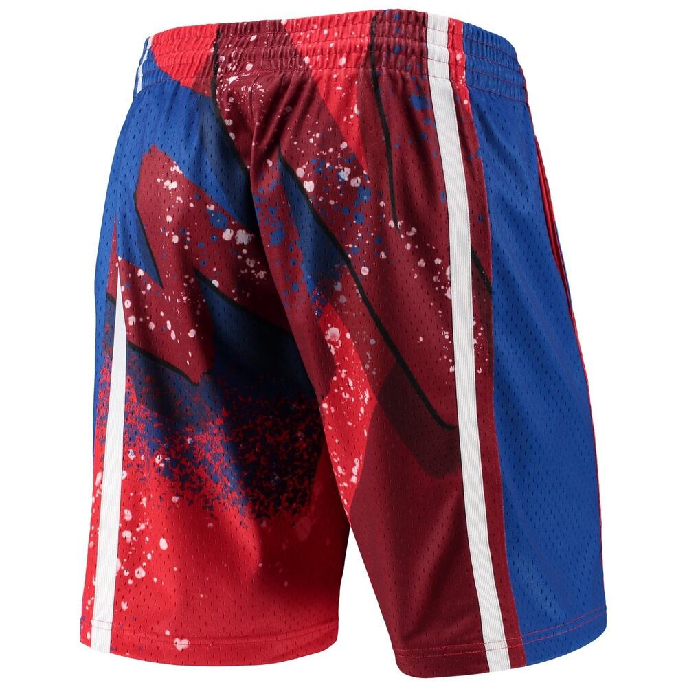 Mitchell & Ness NBA 76ers 1996 Hyper Hoops Swingman Shorts Red Scarlet Men’s L - Picture 3 of 13